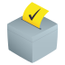 Emoji: ballot box with ballot