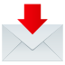 Emoji: envelope with arrow