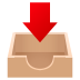 Emoji: inbox tray