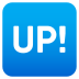 Emoji: UP! button