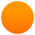 Emoji: orange circle