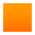 Emoji: orange square