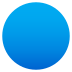 Emoji: blue circle