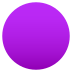 Emoji: purple circle