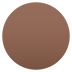 Emoji: brown circle