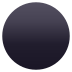 Emoji: black circle