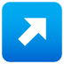 Emoji: up-right arrow