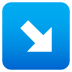 Emoji: down-right arrow