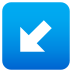 Emoji: down-left arrow