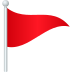 Emoji: triangular flag