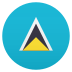 Emoji: flag: St. Lucia